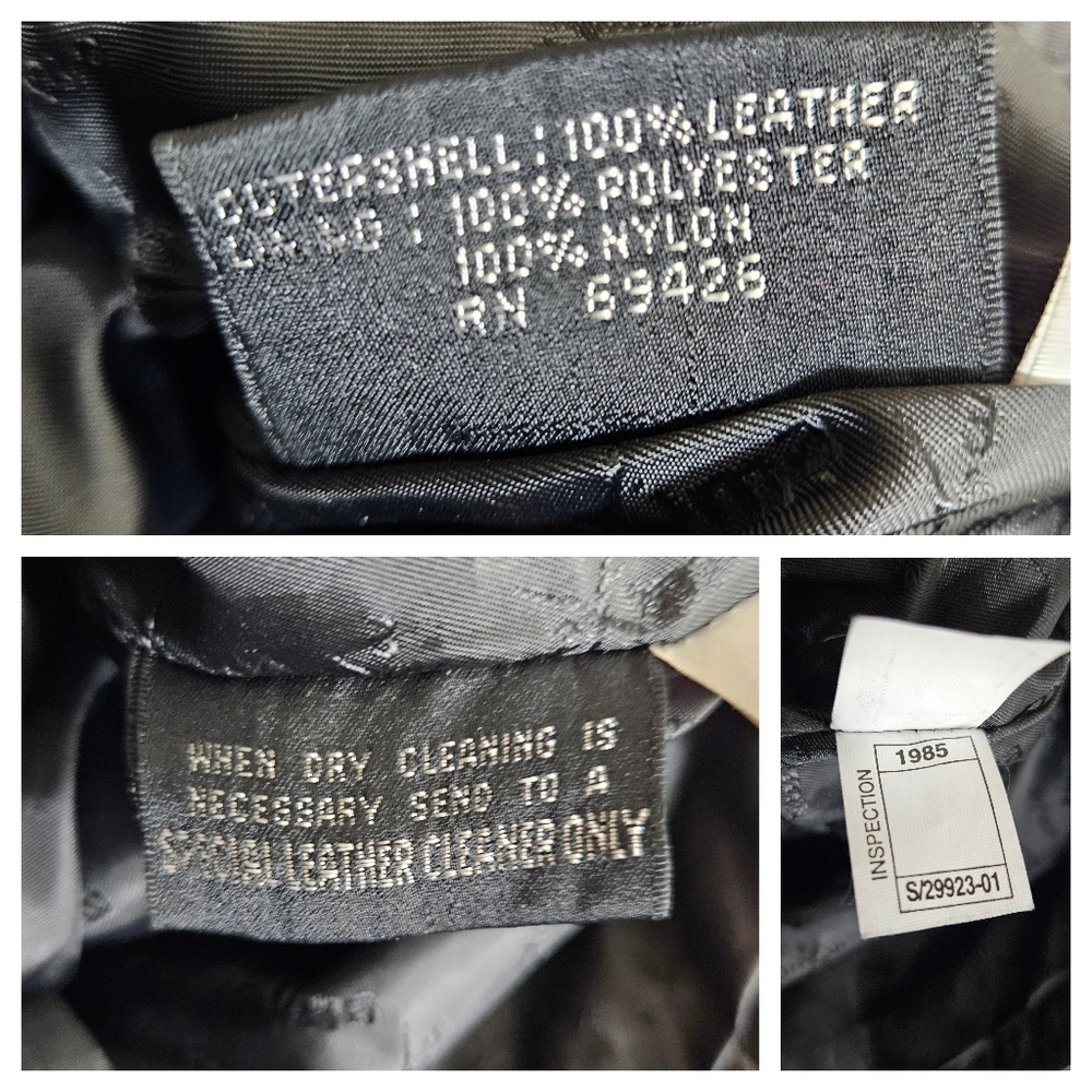 Vintage Wilson Maxima Black Leather Belted Trench Coat Jacket Size S Cinch Waist - Picture 11 of 12
